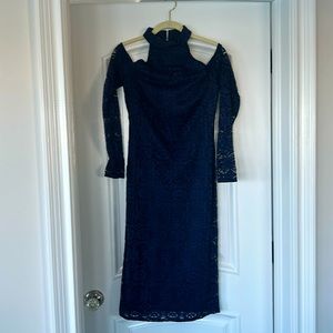Beautiful lace cold shpulder dress